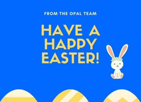 wishing you a happy Easter from the OPAL Team.